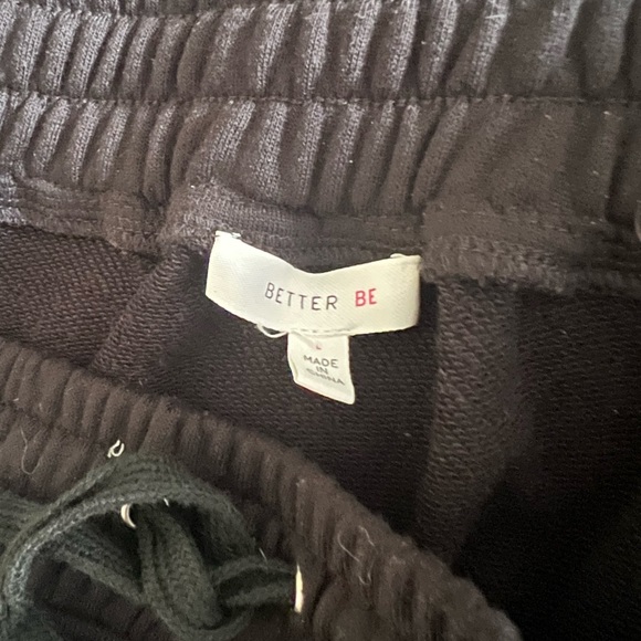 Two Piece Black Lounge Set - Picture 4 of 5